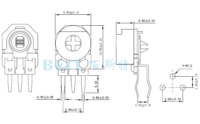 陶瓷可調電阻RM085G-H4